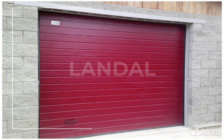 Секционные ворота