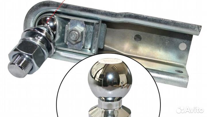 16 Сцепное устройство для прицепа под шар 1-7/8