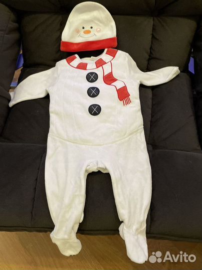 Новогодний костюм снеговик Mothercare