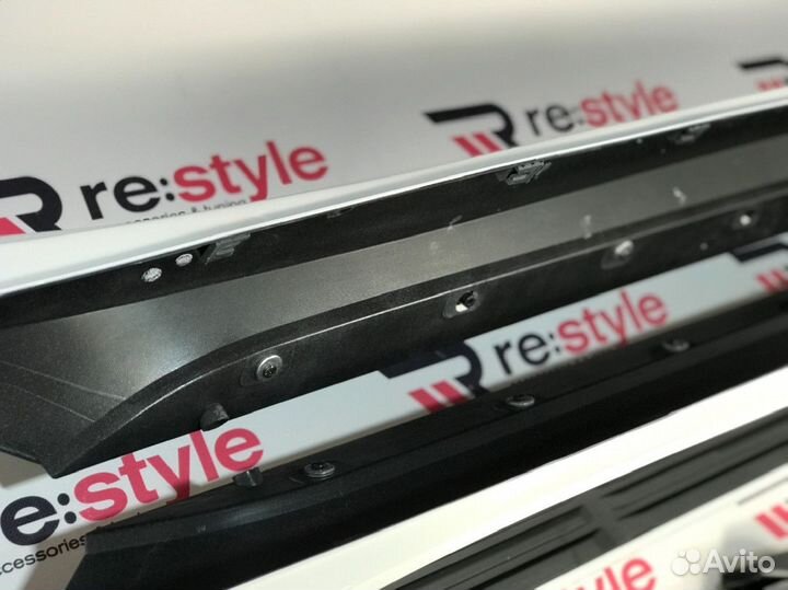 Подножки Lexus LX450d с16г Белые