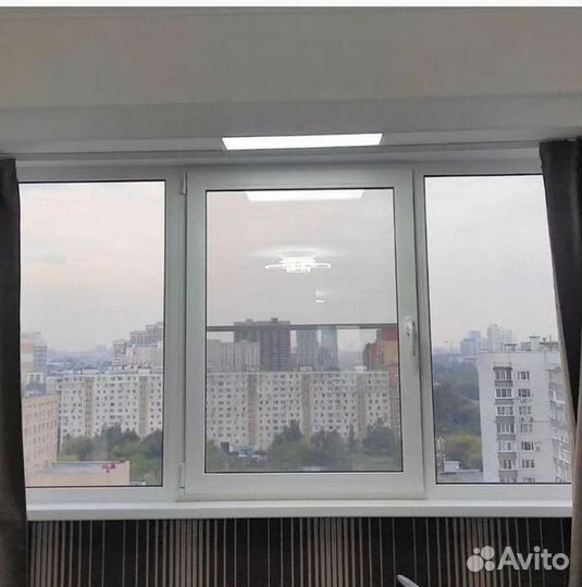 Окно с установкой