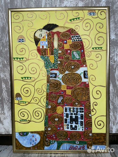 Картина Густав Климт Объятия