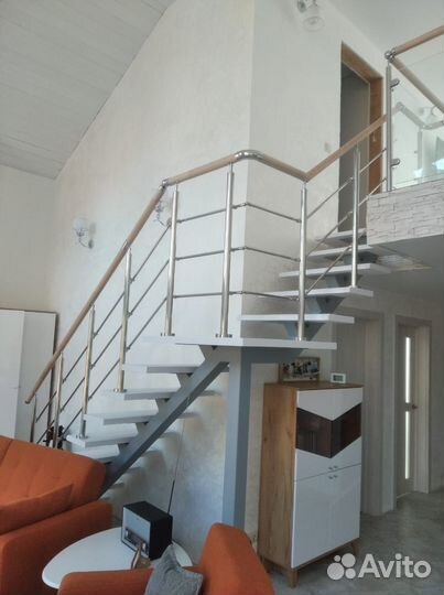 Ограждение под деревянный поручень для лестницы