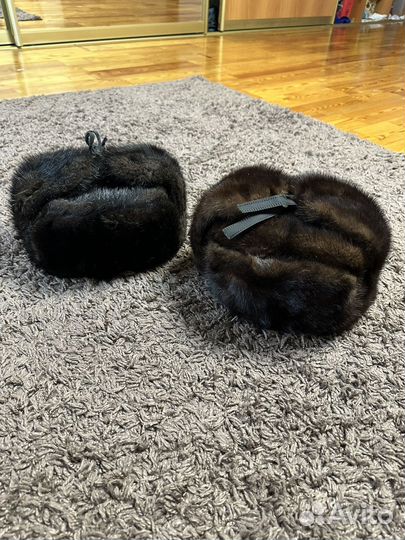 Норковая шапка мужская 57