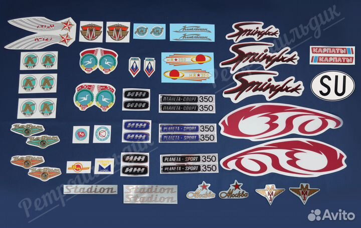 Наклейки и деколи для мотоциклов