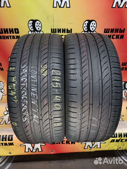 Continental ContiSportContact 5 245/40 R19 98Y