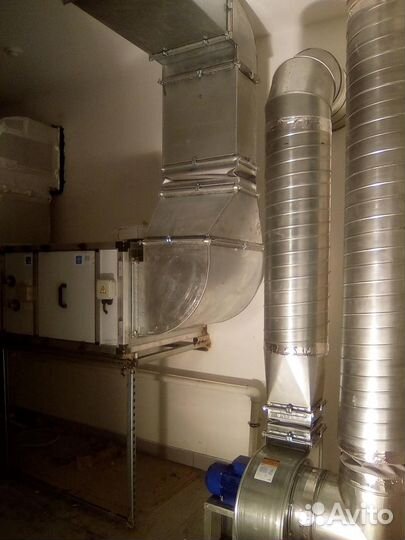 Монтаж систем вентиляции -кондиционирования, опс