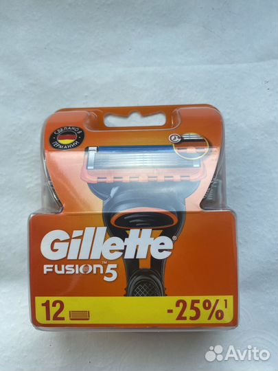 Сменные кассеты gillette fusion 5