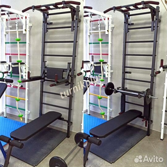 Шведская стенка турник брусья пресс скамья