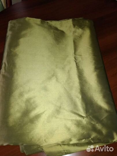 Штора с крючками на большое окно