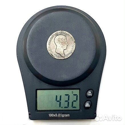 1/6 таллера 1814 г. Пруссия. Серебро. М544