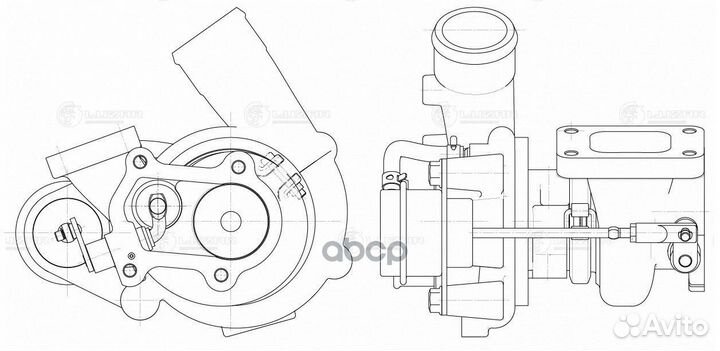 Турбина iveco daily 3.0D 06- F1C тип TD04HL