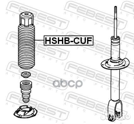 Пыльник заднего амортизатора hshb-CUF Febest