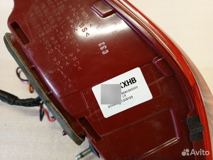 Фонарь левый внутренний Hyundai Solaris 2 оригинал