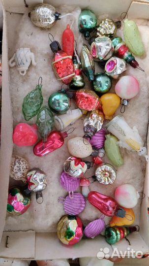 Елочные игрушки СССР