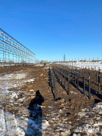 Винтовые сваи.Монтаж под ключ за 1 день