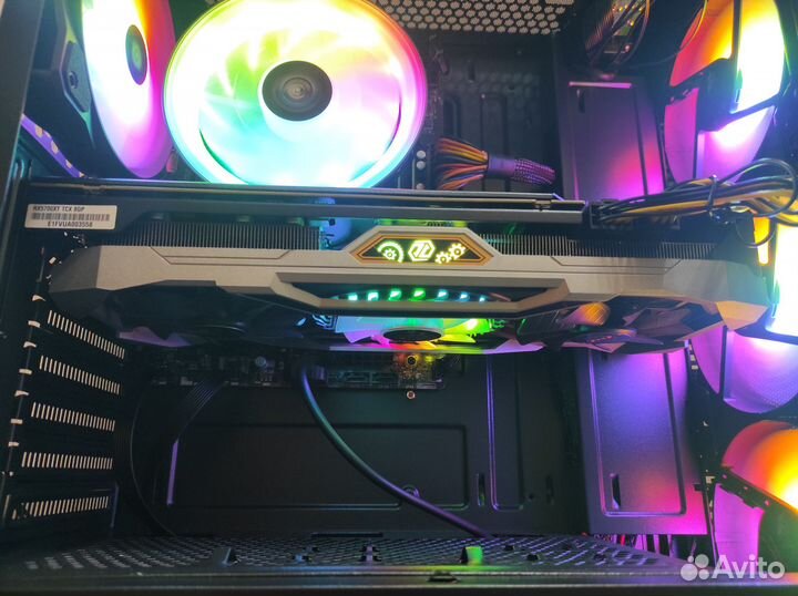 Мощная игровая красотуля 5700 XT 8 Гб в отл сост