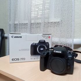 Зеркальный фотоаппарат canon eos 77D