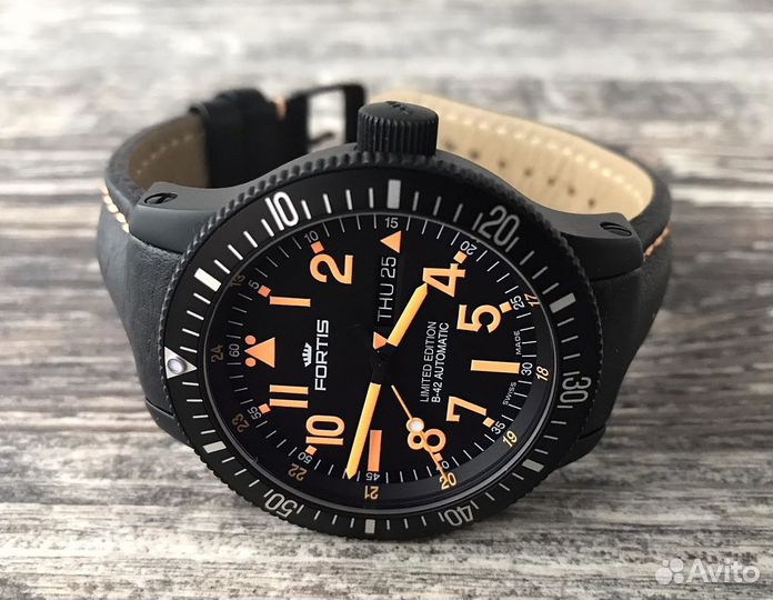 Часы Fortis B-42 Cosmonauts Black Mars 500