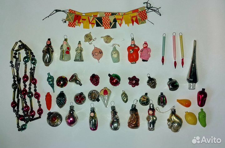 Елочные игрушки СССР малютка