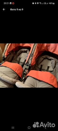 Коляска для двойни или погодок bumbleride