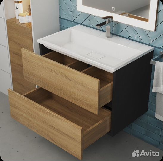 Тумба под раковину подвесная