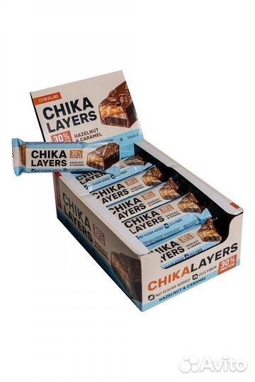 Протеиновый батончик Chikalab Chika Layers, лесной