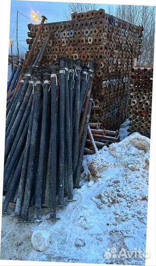 Стойка телескопическая для опалубки перекрытий