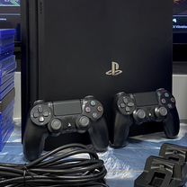 Sony Paystation 4 PS4 pro 1tb (включено 110 игр)