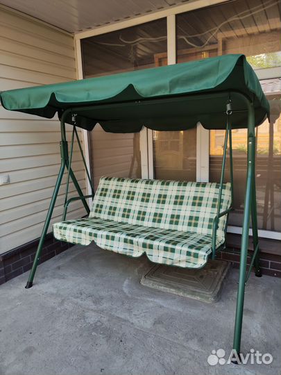 Садовые качели ostin до 240 кг (не бу)