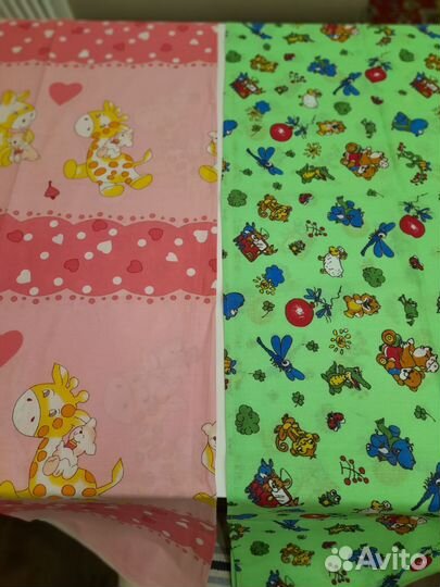 Простынь детская хлопок 2 штуки