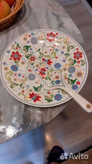 Блюдо для торта с лопаткой