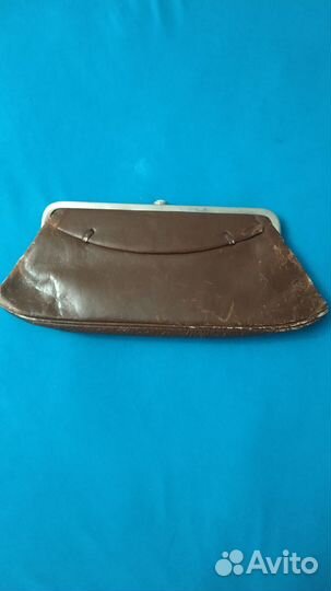Кожаная сумка-кошелек СССР