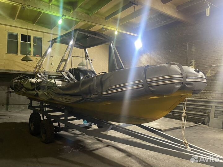Алюминиевый RIB катер 7,7м