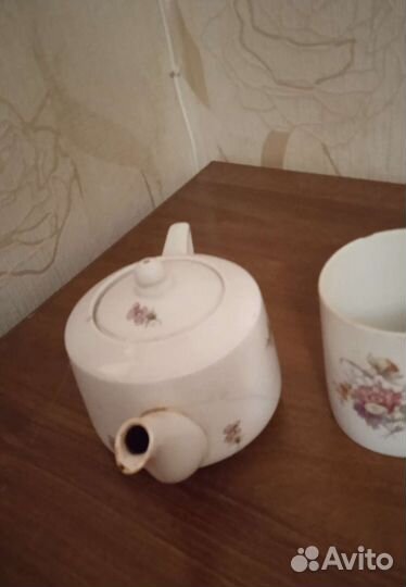 Чайник и бокал-50 -х годов прошлого века