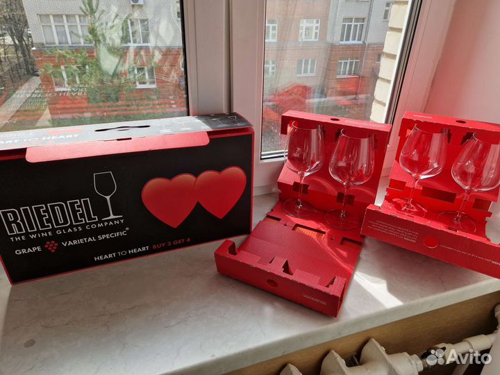 Набор бокалов Riedel Heart To Heart 4 шт