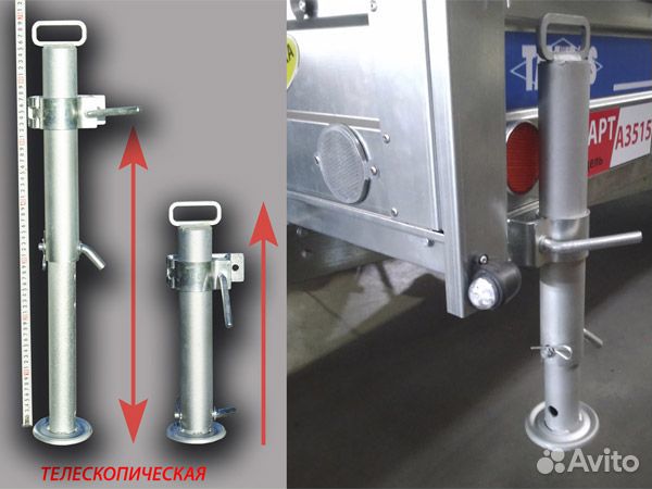 Стойка опорная D57 с хомутом