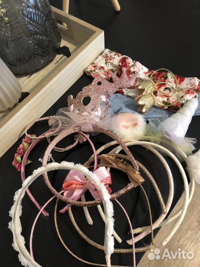 Ободки, резинки, заколки