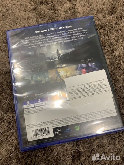 Control/Rise of the Tomb Raider PS4-5