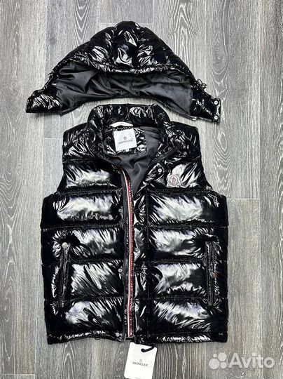 Жилетка moncler мужская глянцевая