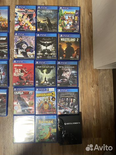 Диски на sony playstation 4