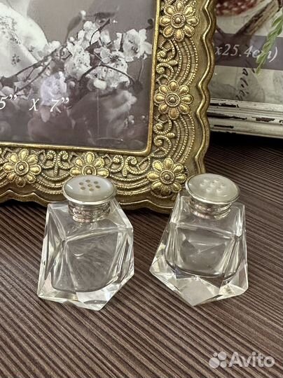 Солонка хрустальная