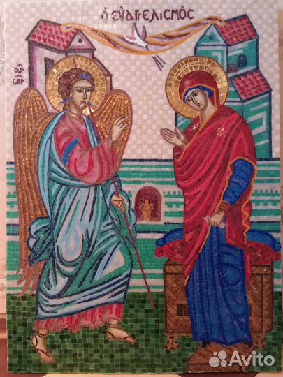 Икона Благовещение мозаика