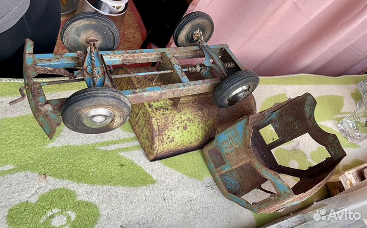 Старинная Игрушка Самосвал сим