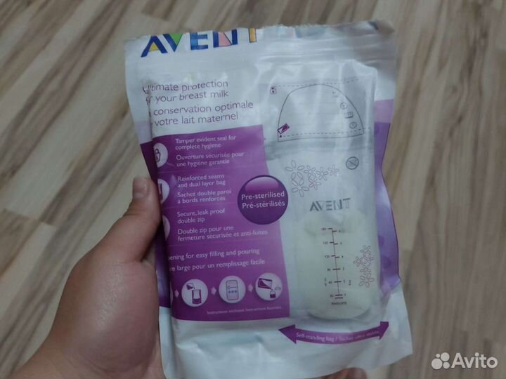 Пакеты для сбора и хранения грудного молока