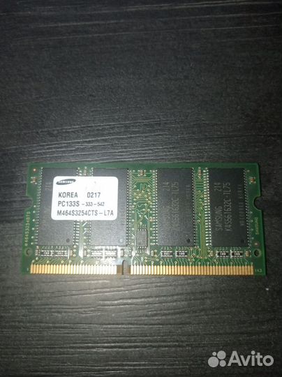 Озу SO-dimm SD-RAM 256MB PC133