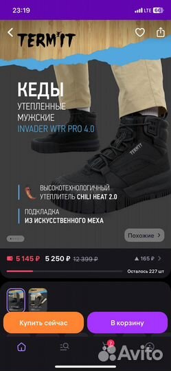 Кеды мужские Termit