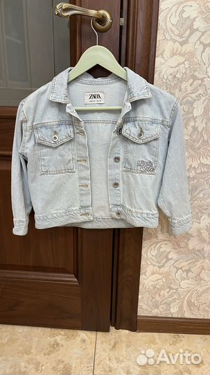 Джинсовая куртка zara