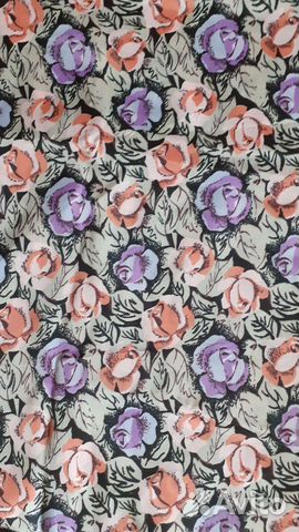 Ткань шелк СССР