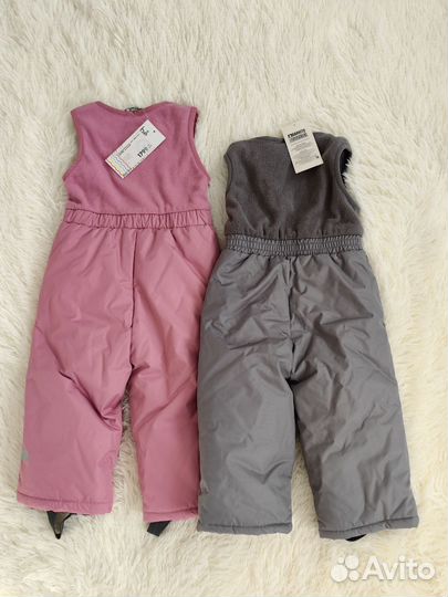Полукомбинезоны зимние новые. 86,80р-р